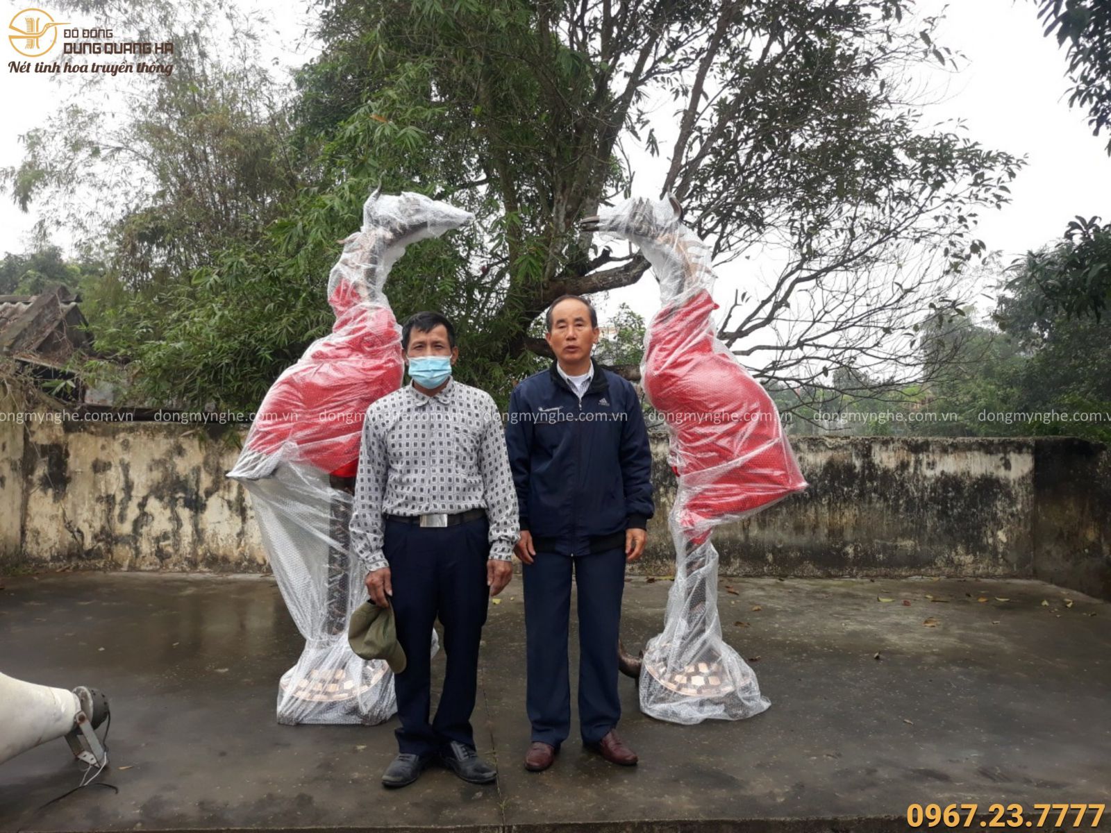 hạc thờ bằng đồng