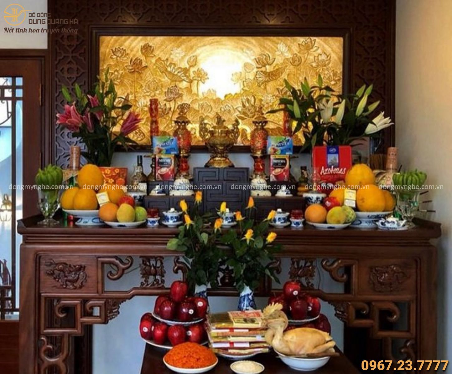 Cách Bao Sái Ban Thờ