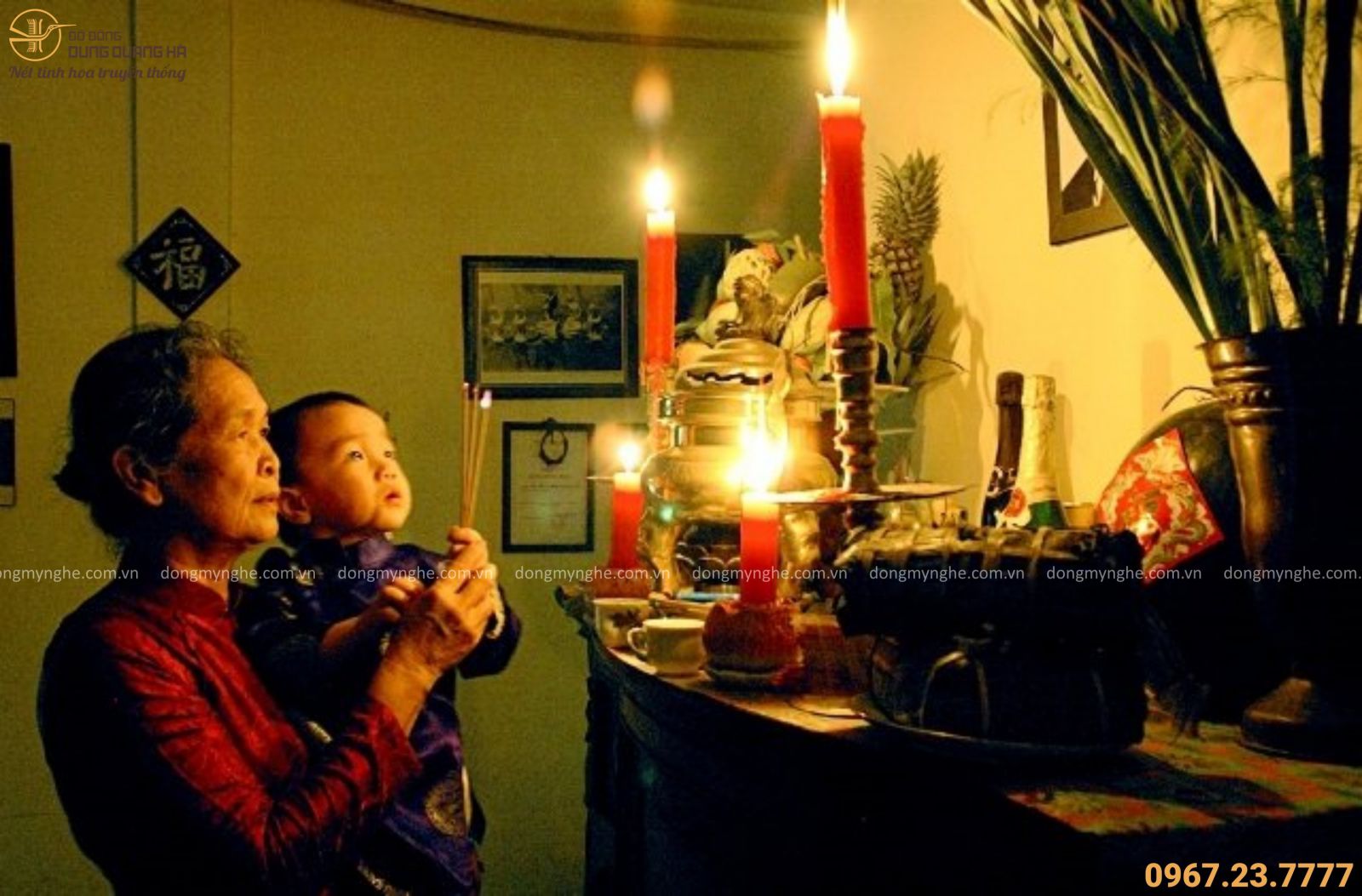 Cách Bao Sái Ban Thờ