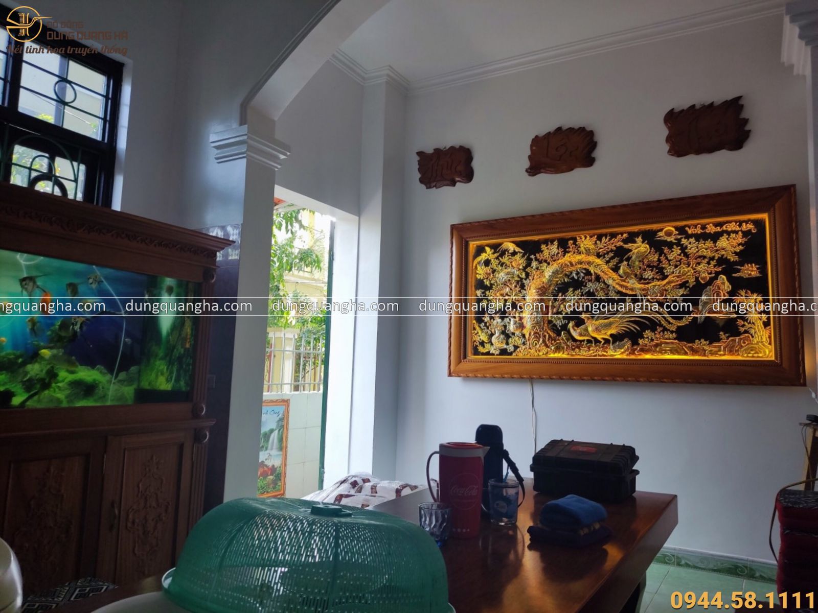 Tranh đồng Vinh Hoa Phú Qúy