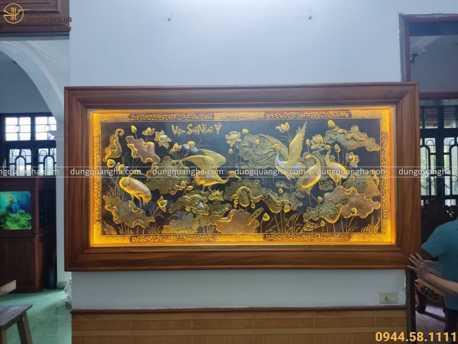 Tranh đồng Vinh Hoa Phú Qúy