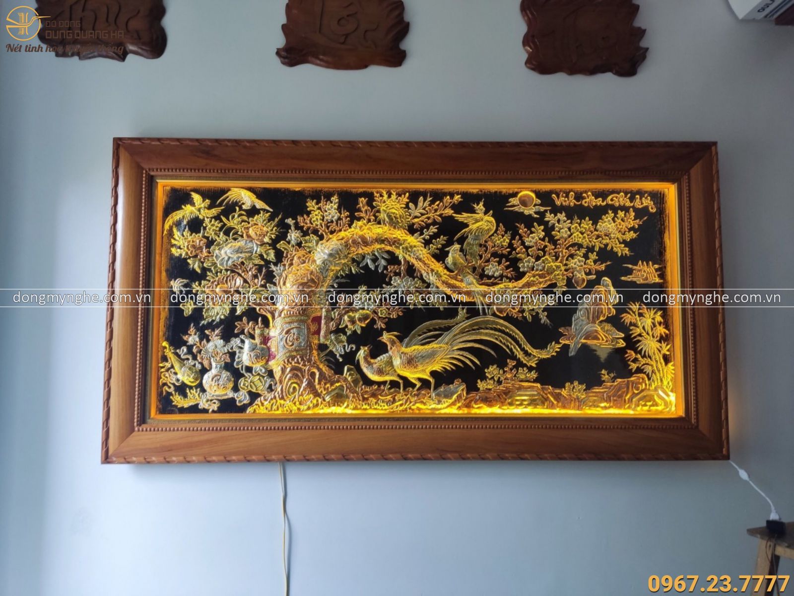 Tranh đồng Vinh Hoa Phú Qúy