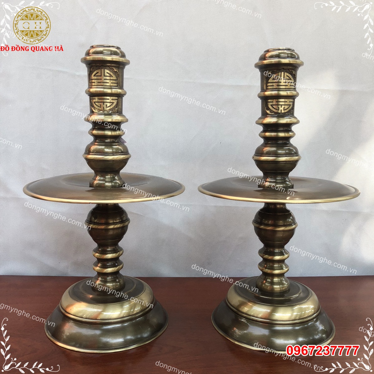 Chân nến đồng 3