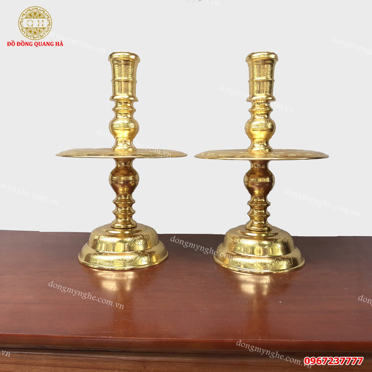 Chân nến đồng 4