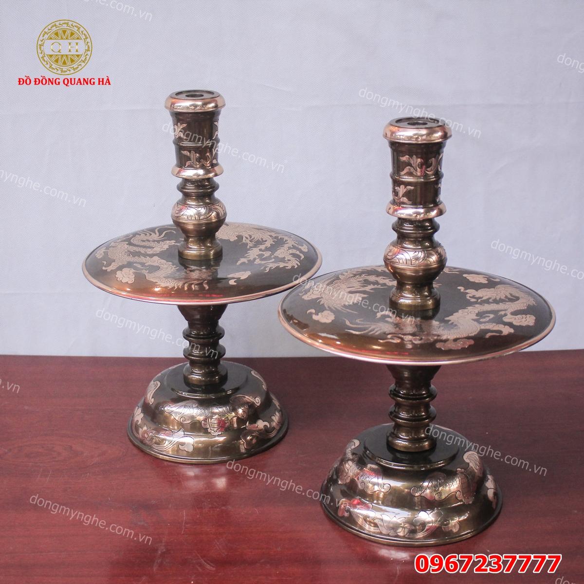 Chân nến đồng 5