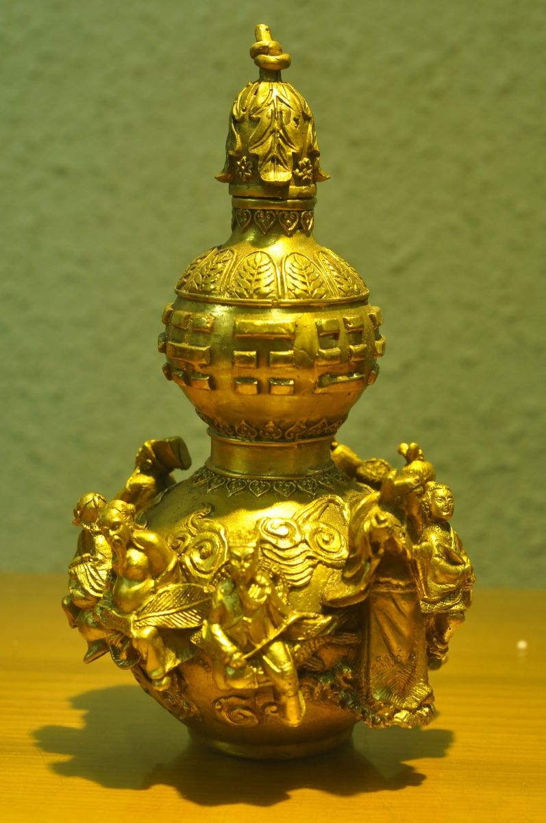 Hồ lô bát tiên bằng đồng 1