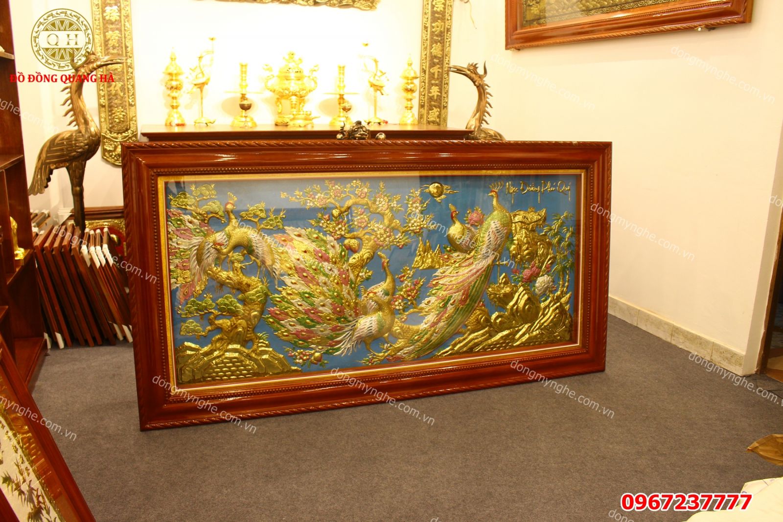 tranh con công Tranh con công