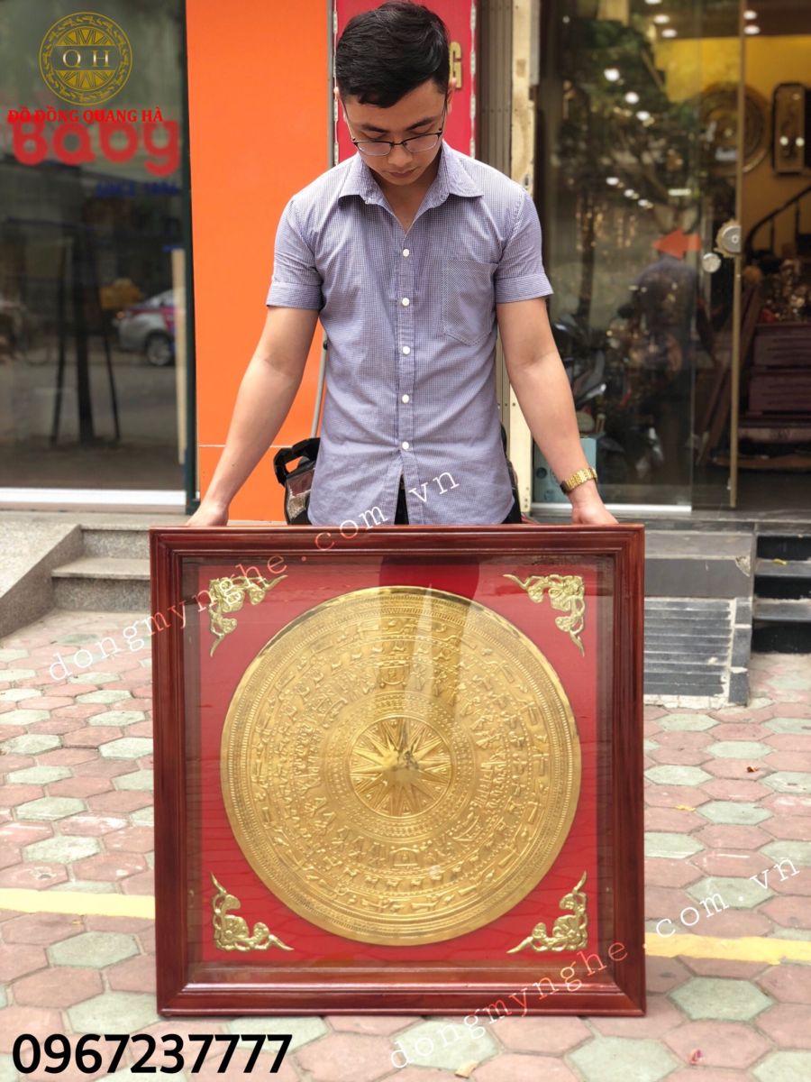 Tranh mạ vàng mừng tân gia