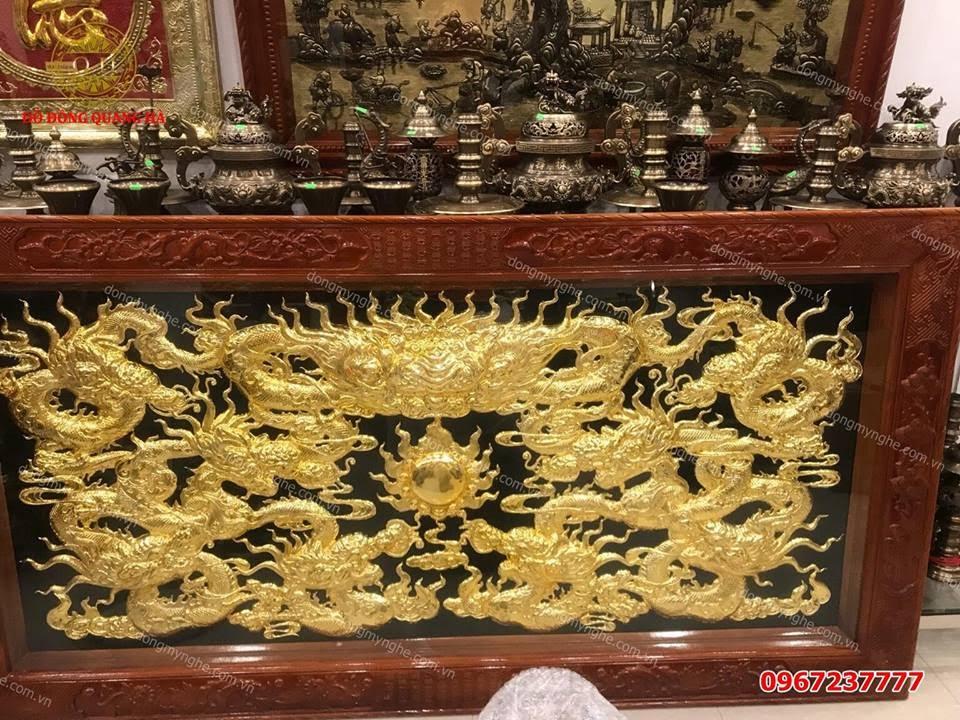 Tranh mạ vàng mừng tân gia