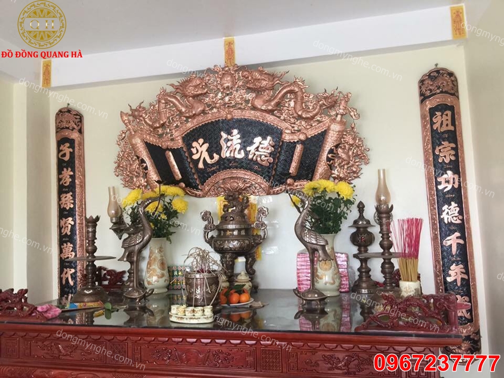 Mẫu hoành phi câu đối thường dùng