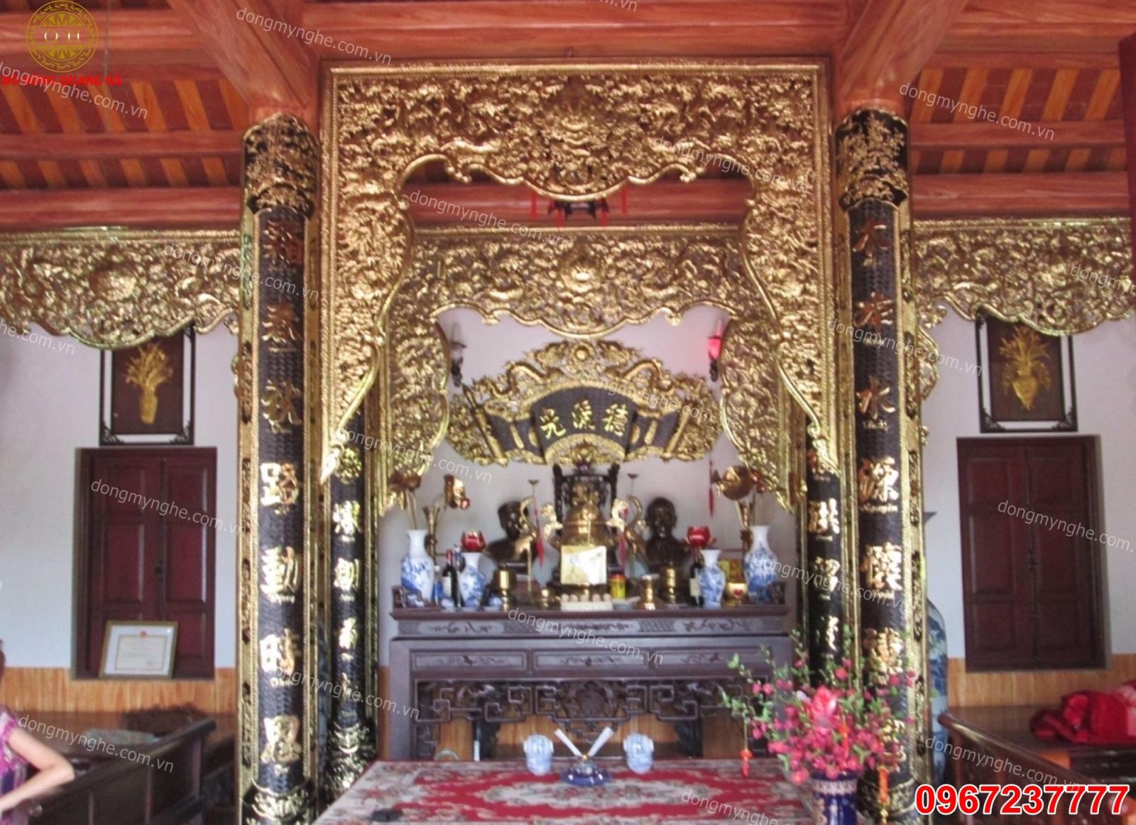 Mẫu hoành phi câu đối thường dùng Mẫu hoành phi câu đối thường dùng