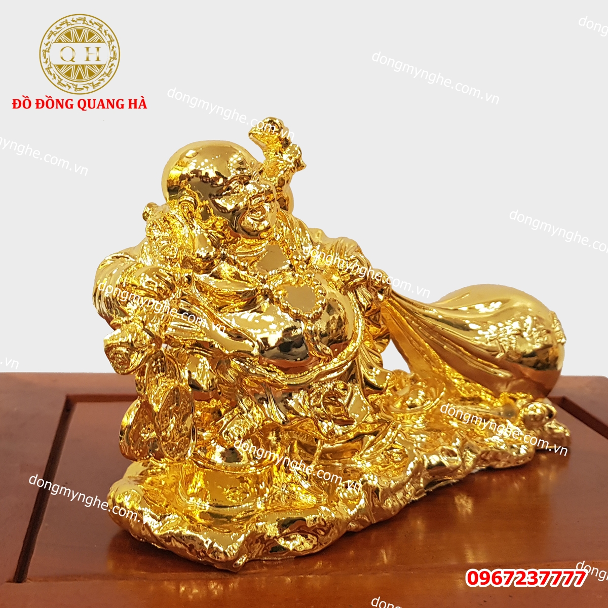 Tượng Phật Di Lặc kéo bao tiền  Tượng Phật Di Lặc kéo bao tiền