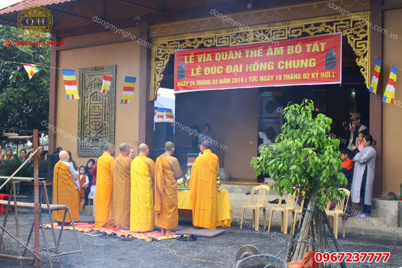 Đúc chuông đồng 