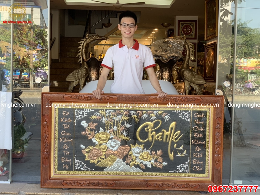 Tranh làm quà biếu cha mẹ Tranh làm quà biếu cha mẹ