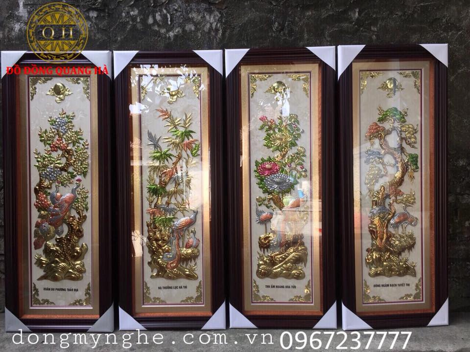 Tranh tứ quý  Tranh tứ quý