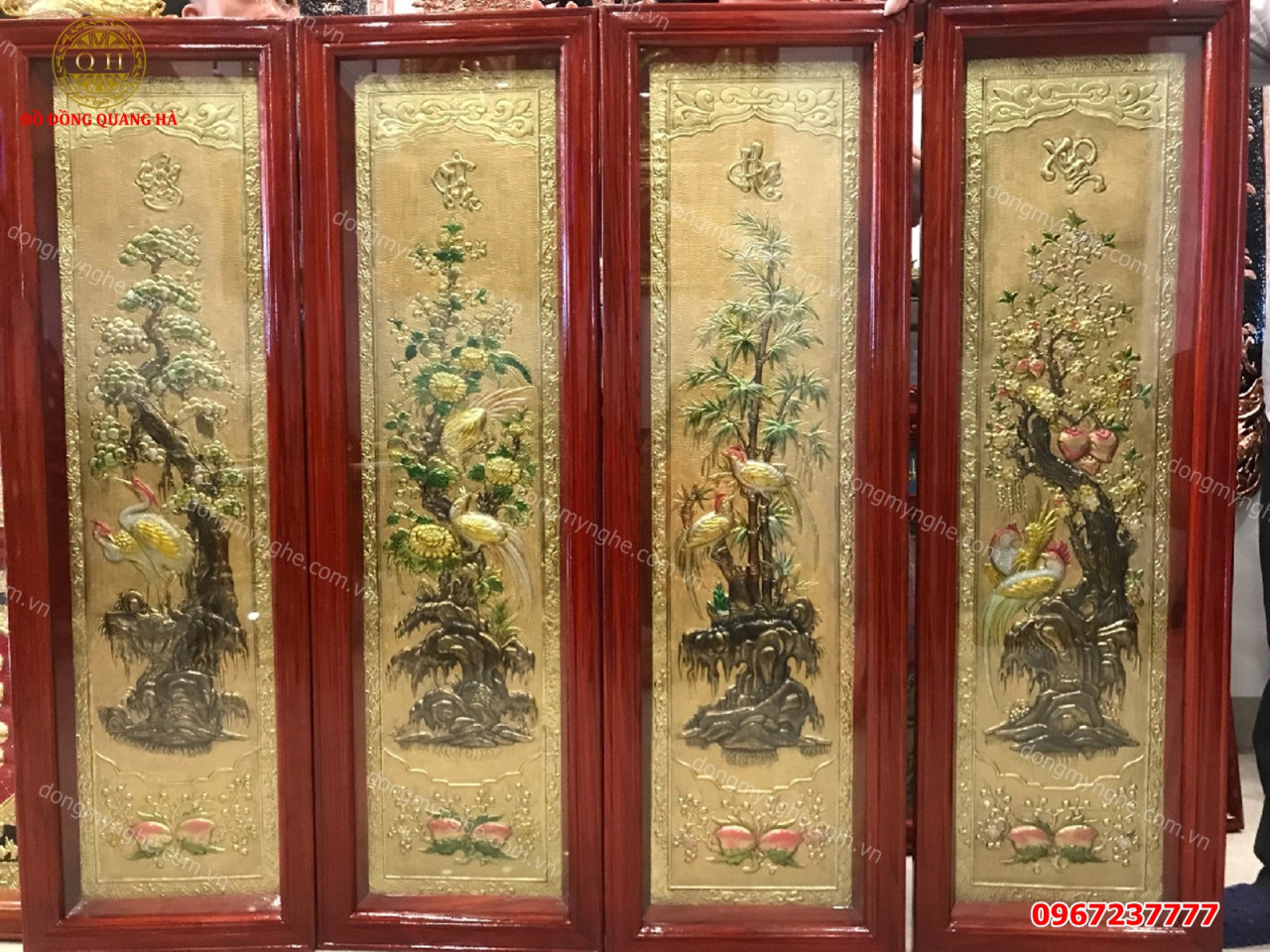 Tranh tứ quý  Tranh tứ quý