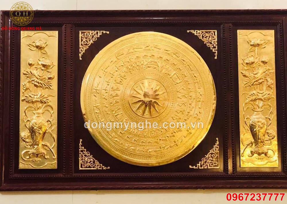 Tranh đồng mạ vàng 