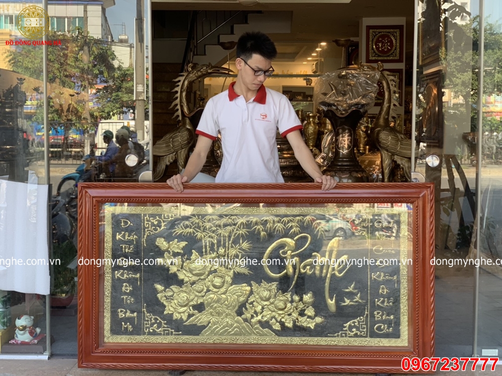 Tranh thư pháp cha mẹ 