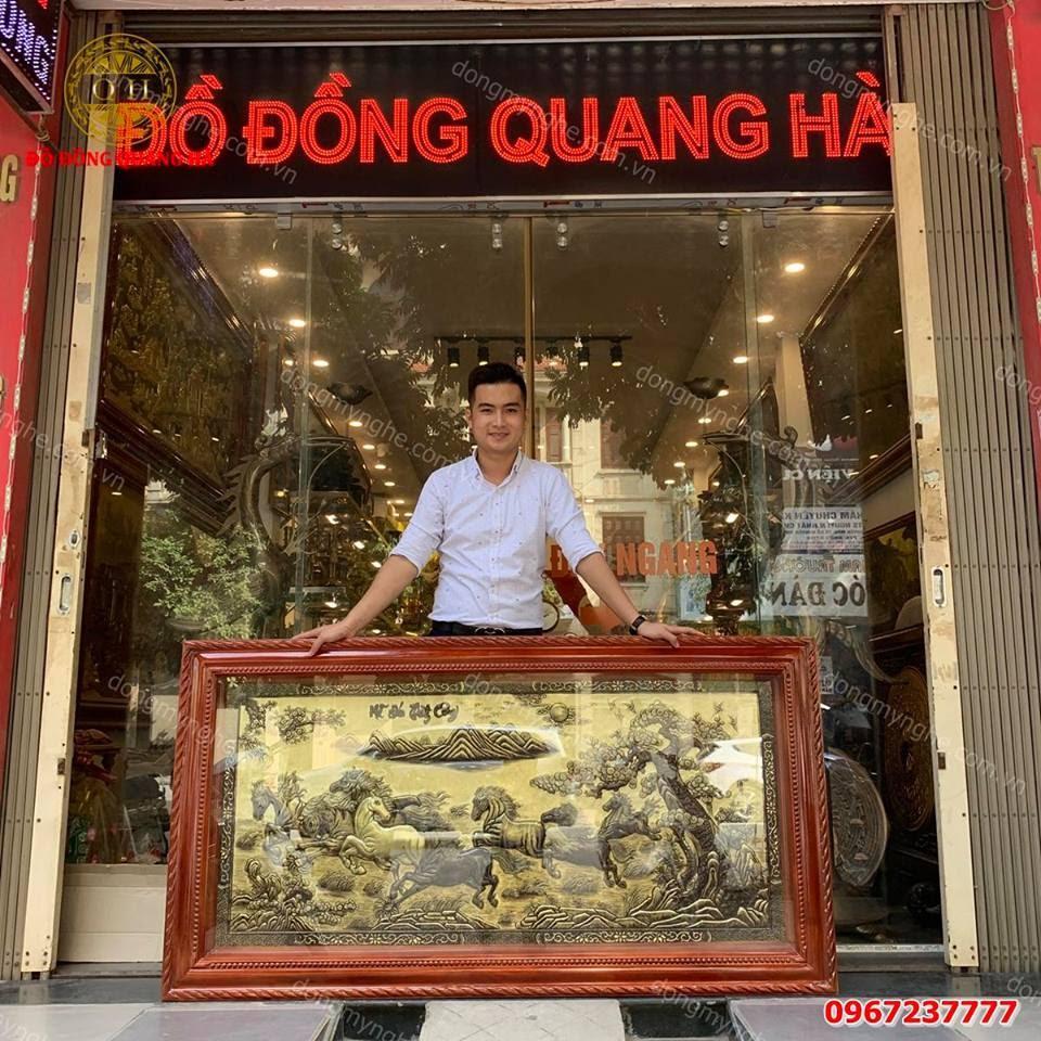 Tranh bát mã đẹp 