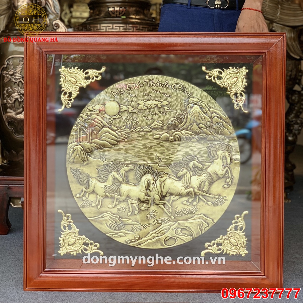 Tranh bát mã đẹp 