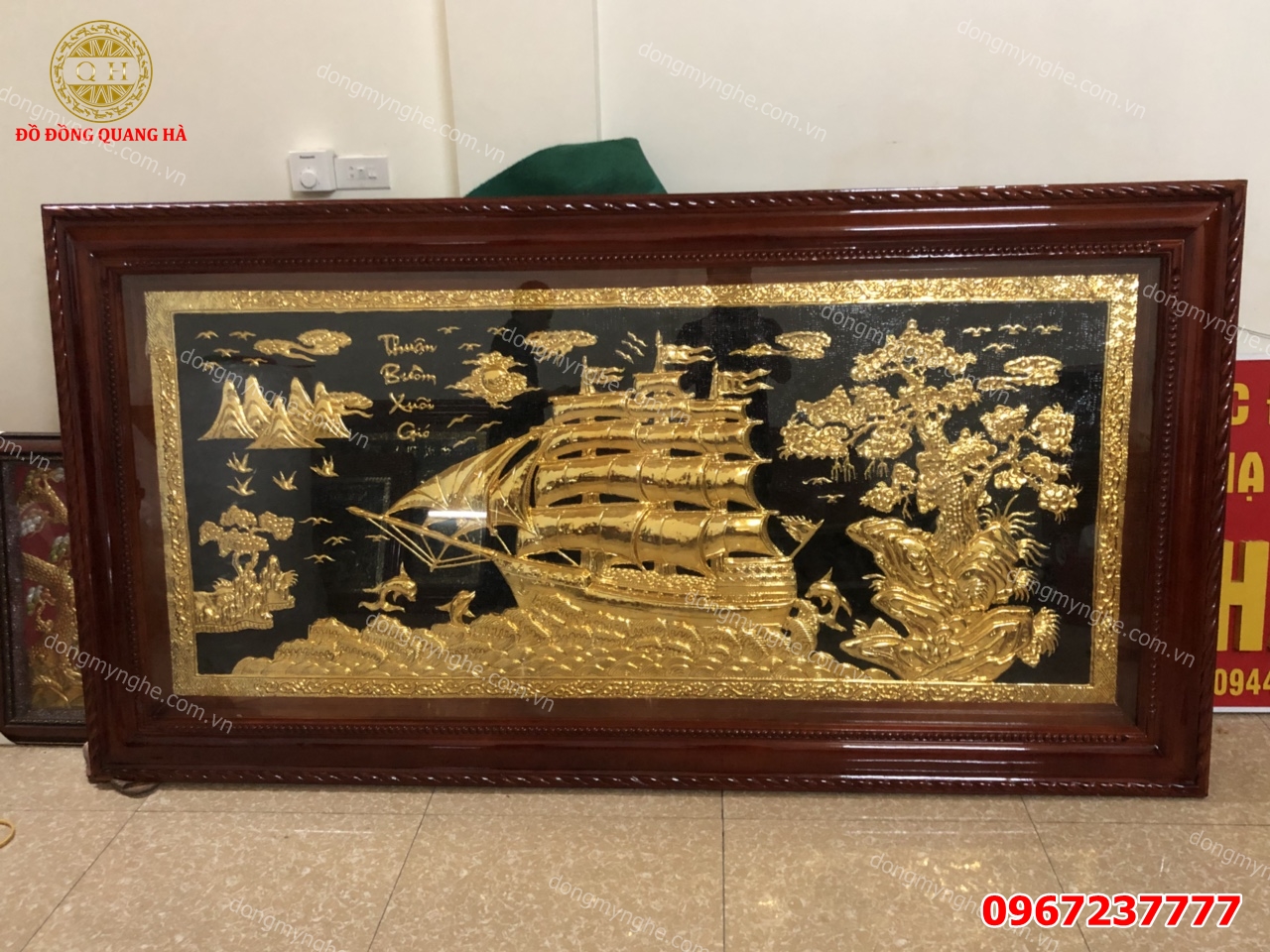 Tranh đồng mạ vàng 24k Tranh đồng mạ vàng 24k