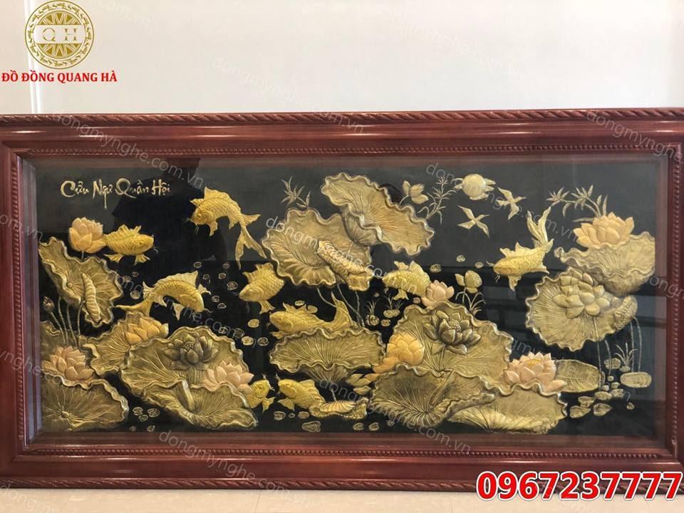 Tranh cửu ngư quần hội đẹp nhất  Tranh cửu ngư quần hội đẹp nhất