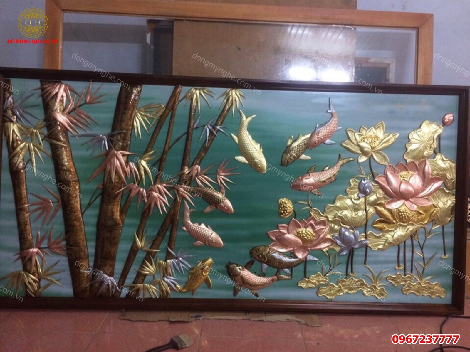 Tranh cửu ngư quần hội đẹp nhất  Tranh cửu ngư quần hội đẹp nhất