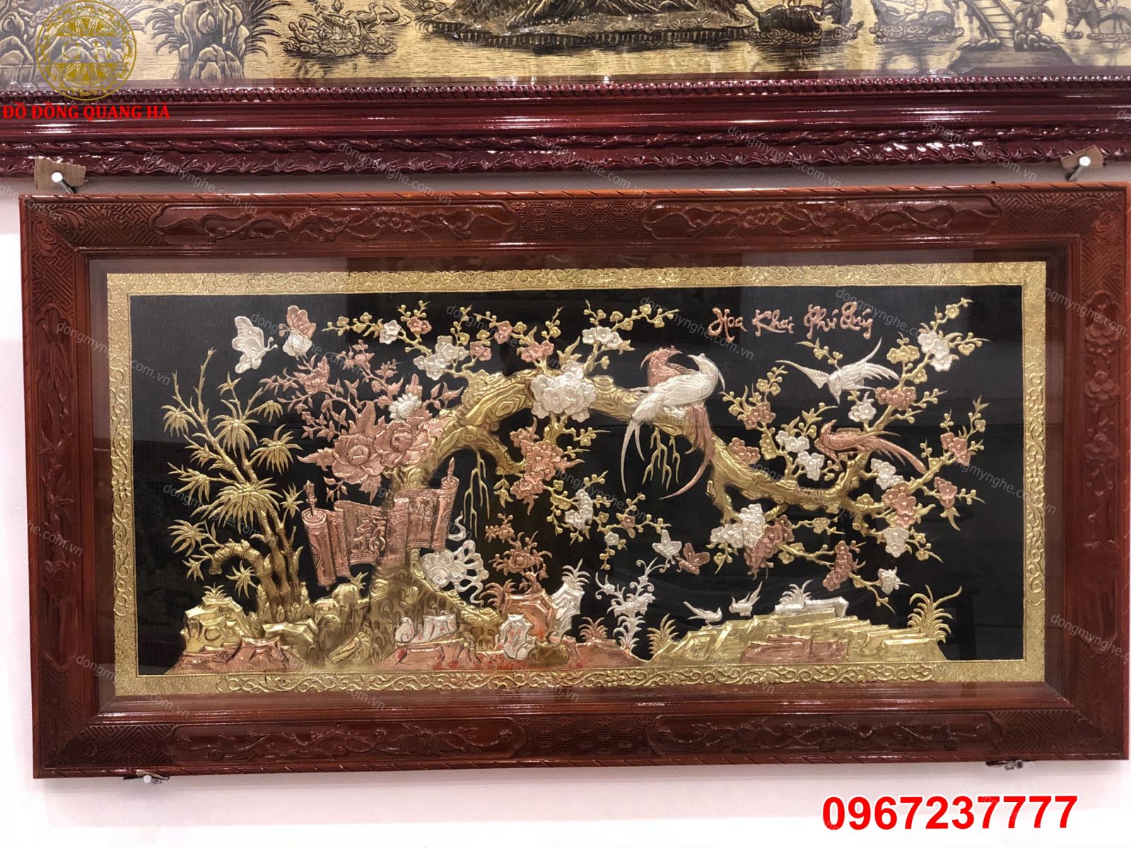 Tranh hoa khai phú quý 