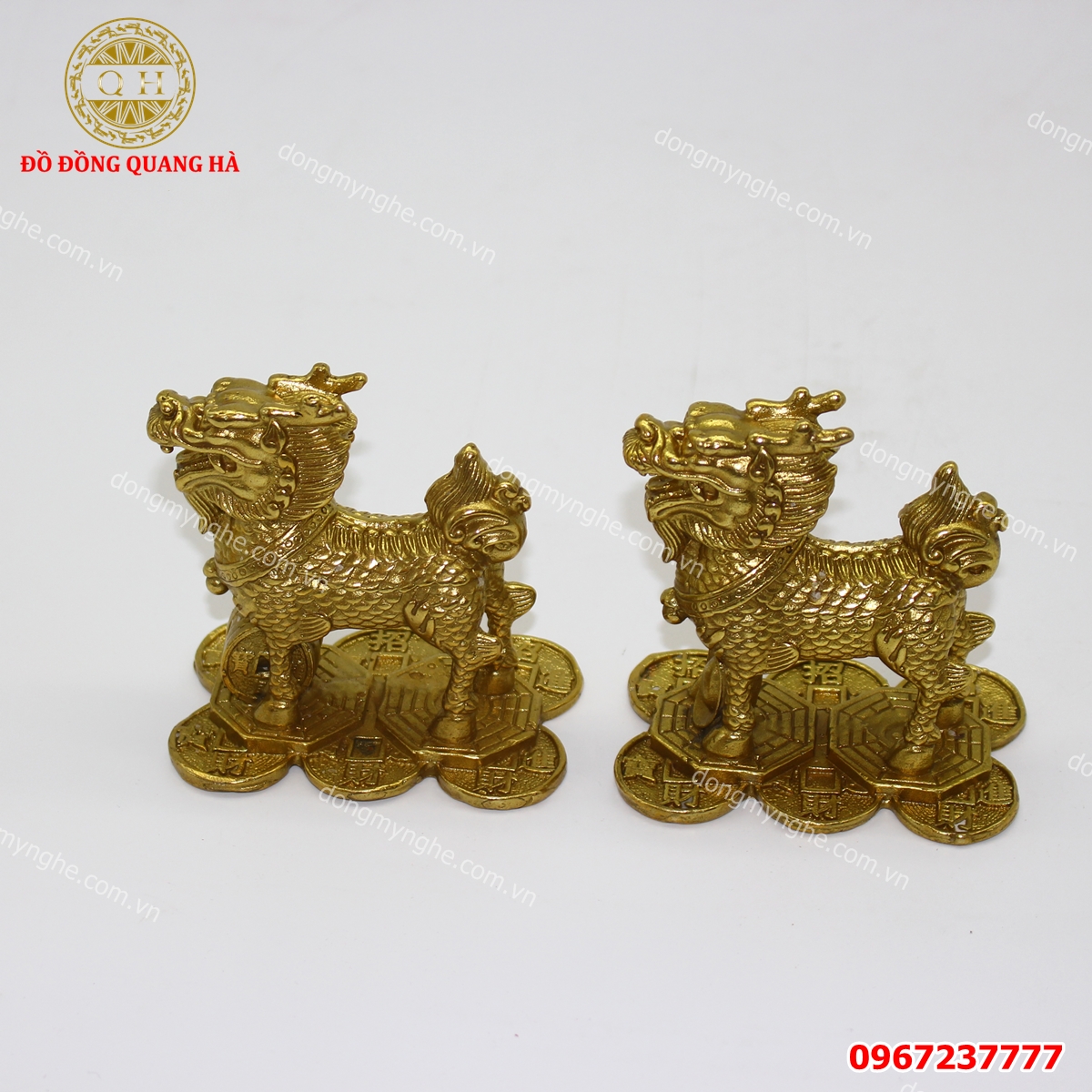 Kỳ lân mạ vàng 