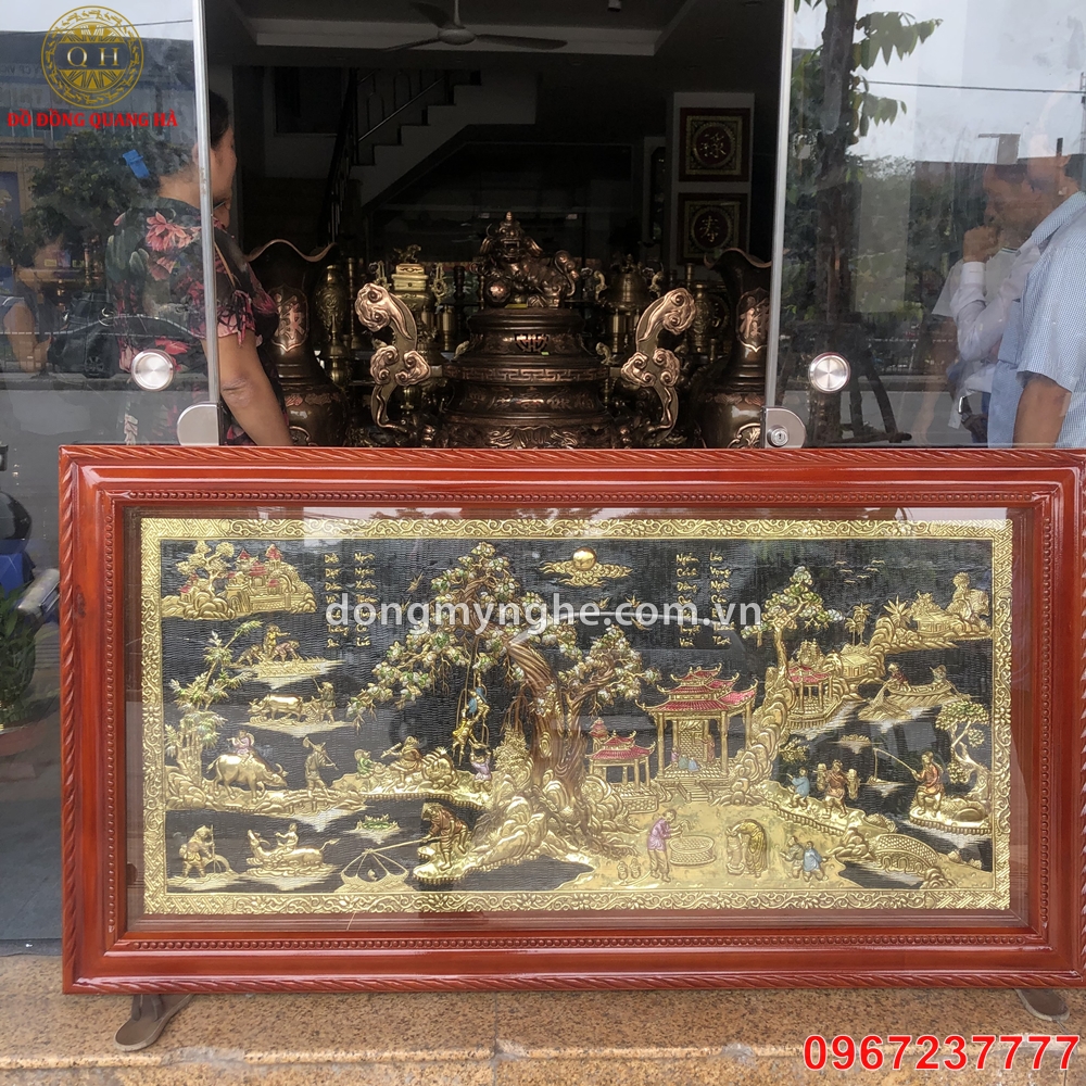 Tranh phong cảnh đồng quê việt nam 