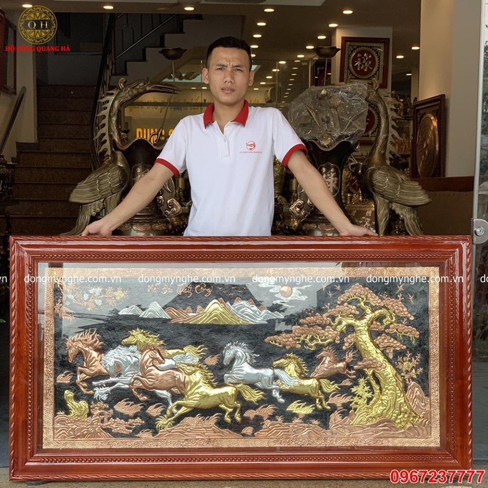 Tranh bát mã  Tranh bát mã