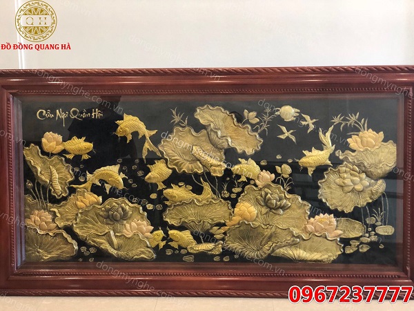 Tranh cửu ngư quần hội treo hướng nào  Tranh cửu ngư quần hội treo hướng nào