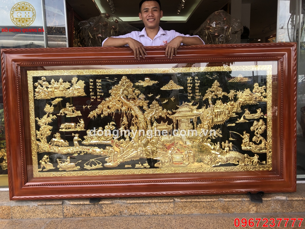 Tranh đồng quê việt nam đẹp