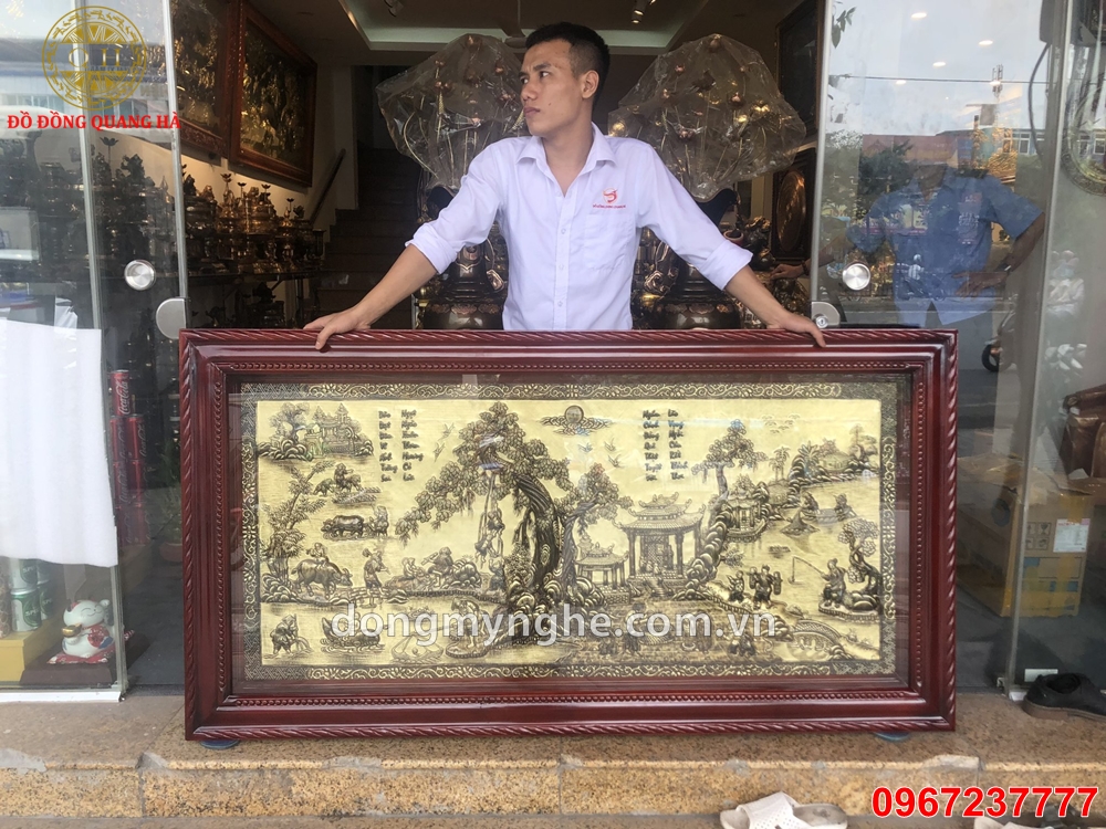 Tranh đồng quê việt nam đẹp