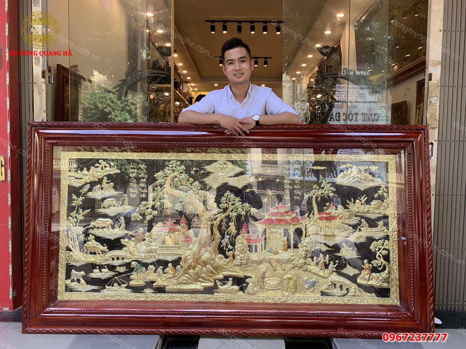 Tranh đồng quê việt nam đẹp