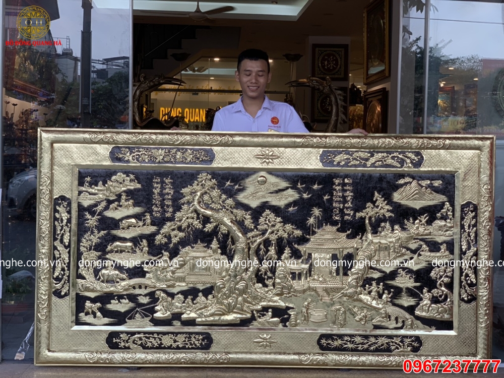 Tranh đồng quê việt nam đẹp