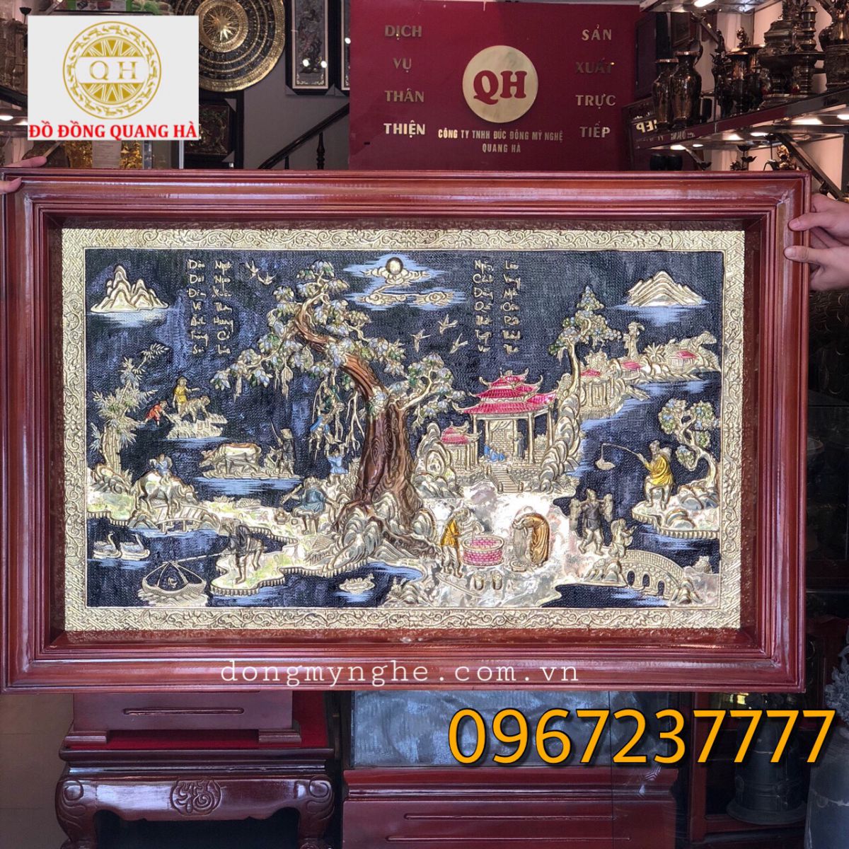 Tranh tường đồng quê 