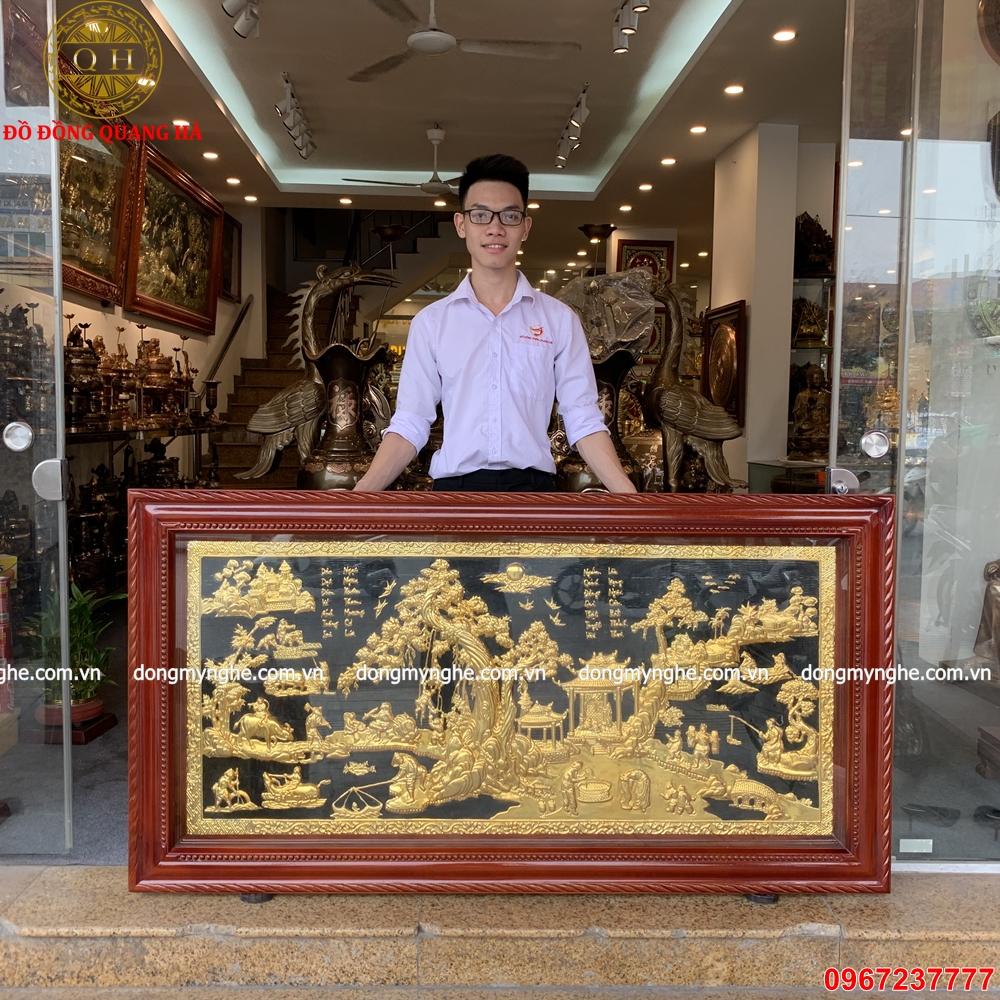 Tranh tường phong cảnh đồng quê 