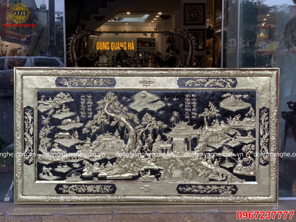 Tranh tường phong cảnh đồng quê 