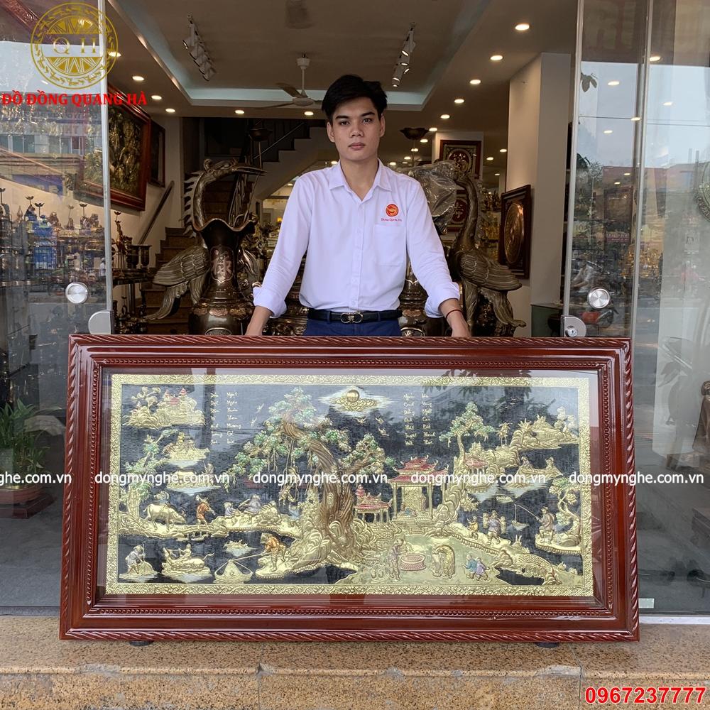 Tranh tường phong cảnh đồng quê 