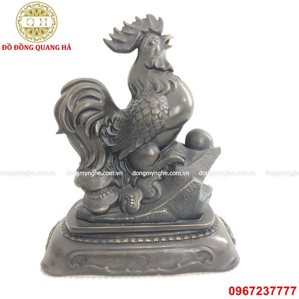 tượng gà đồng