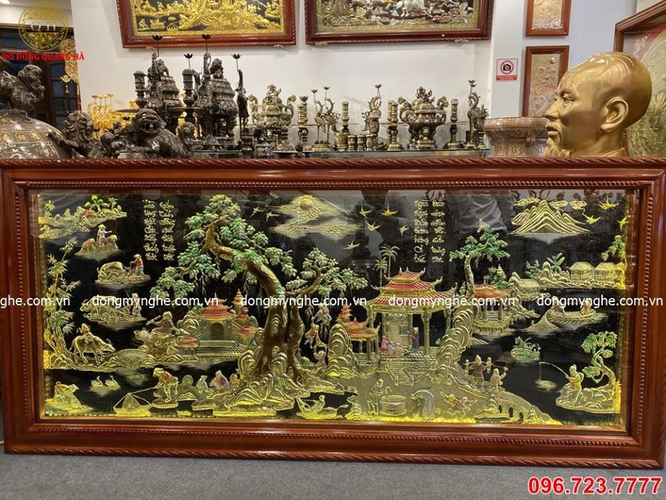 tranh đồng quê Việt Nam đẹp