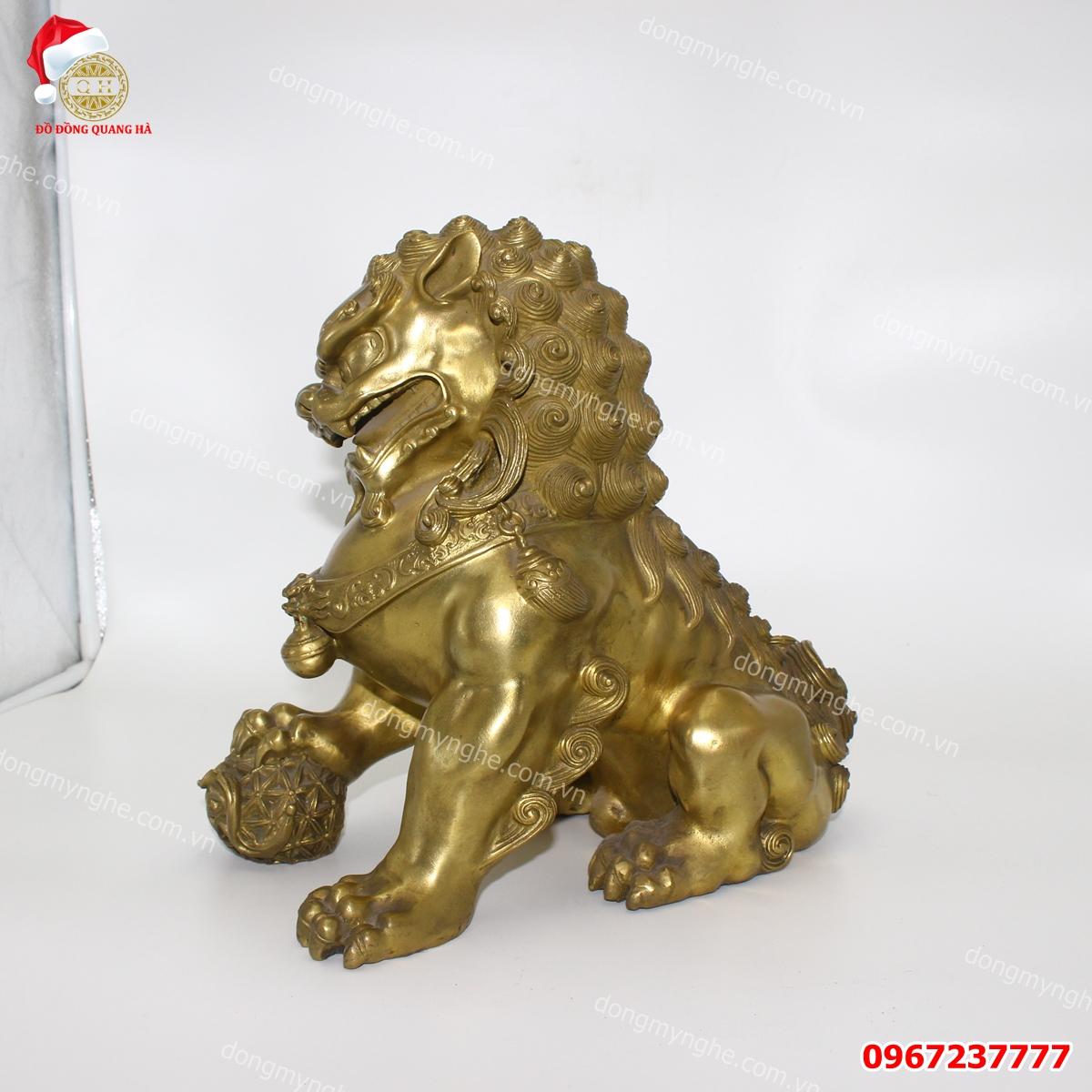 Con nghê phong thủy bằng đồng