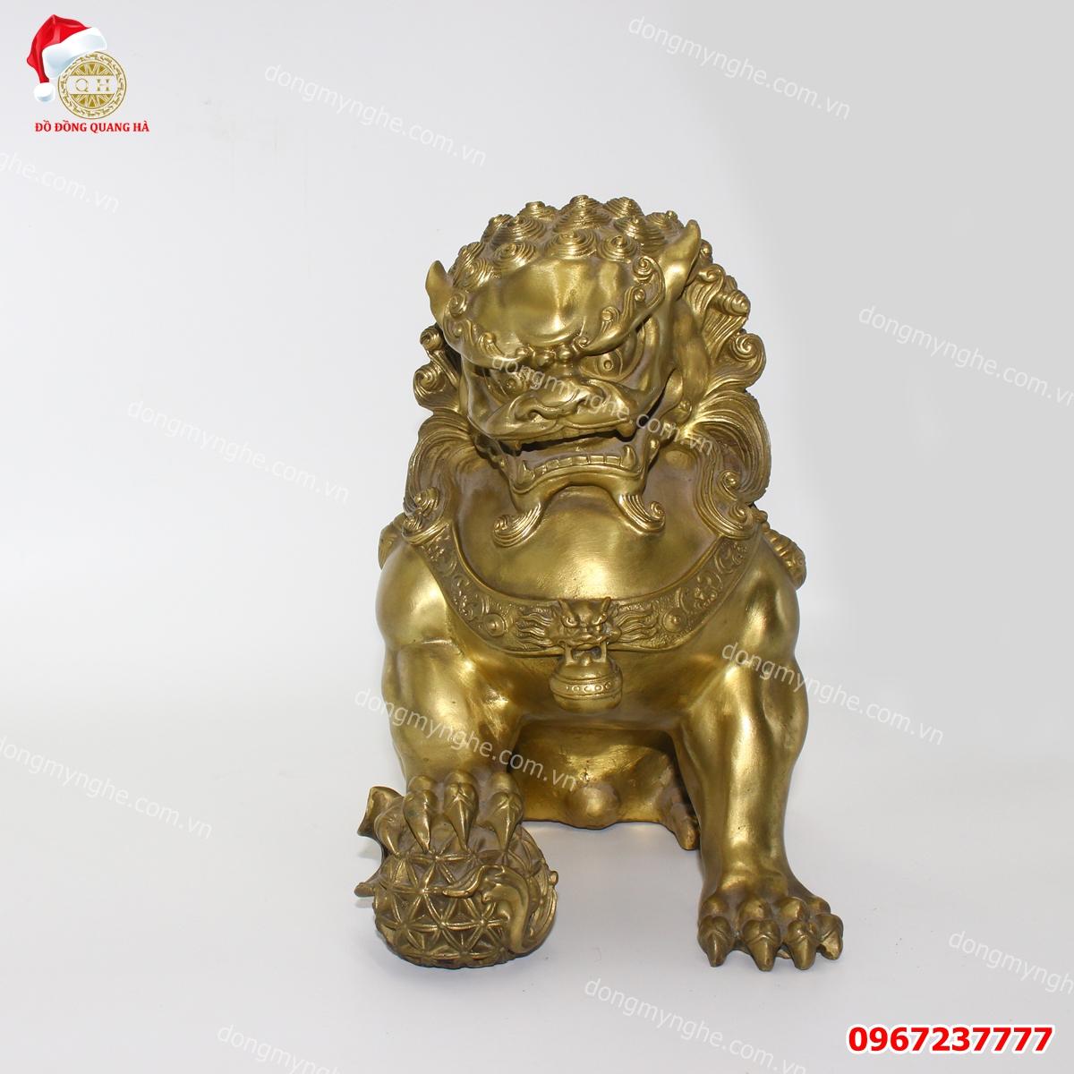 Con nghê phong thủy bằng đồng