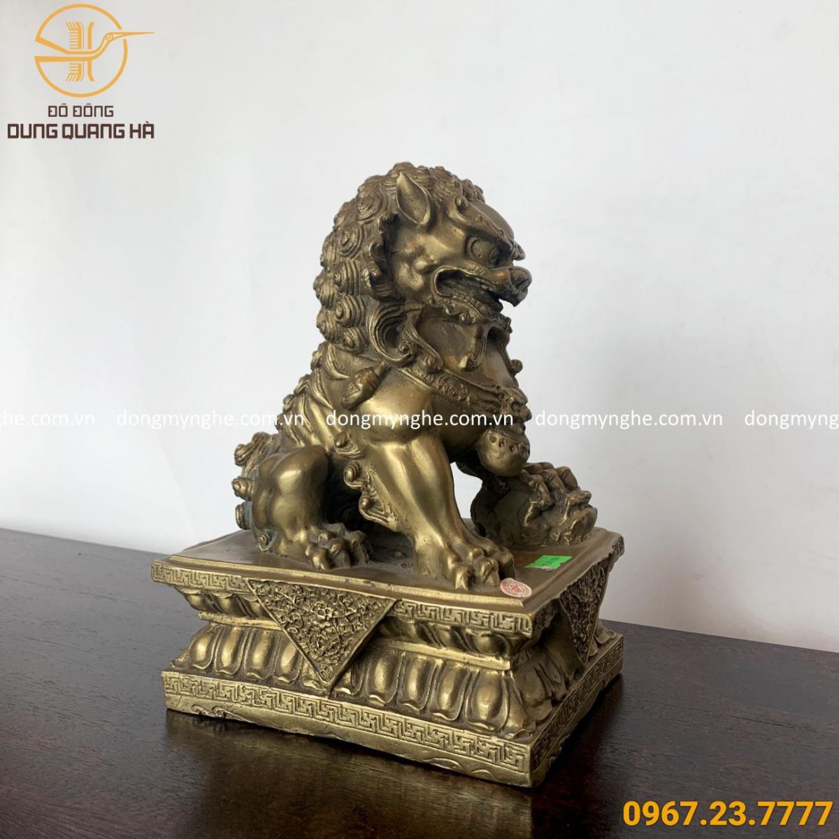 Con nghê phong thủy bằng đồng