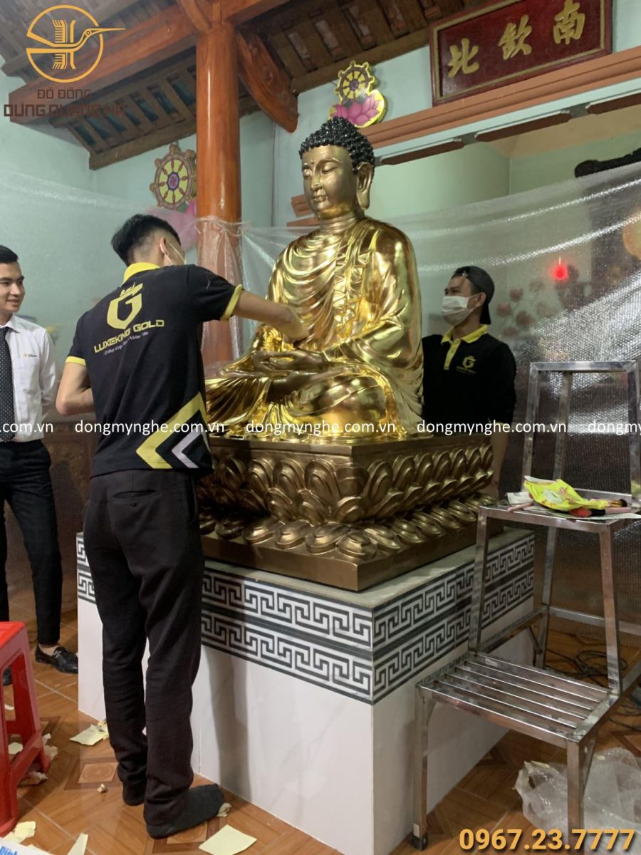 dát vàng tượng phật dát vàng tượng phật