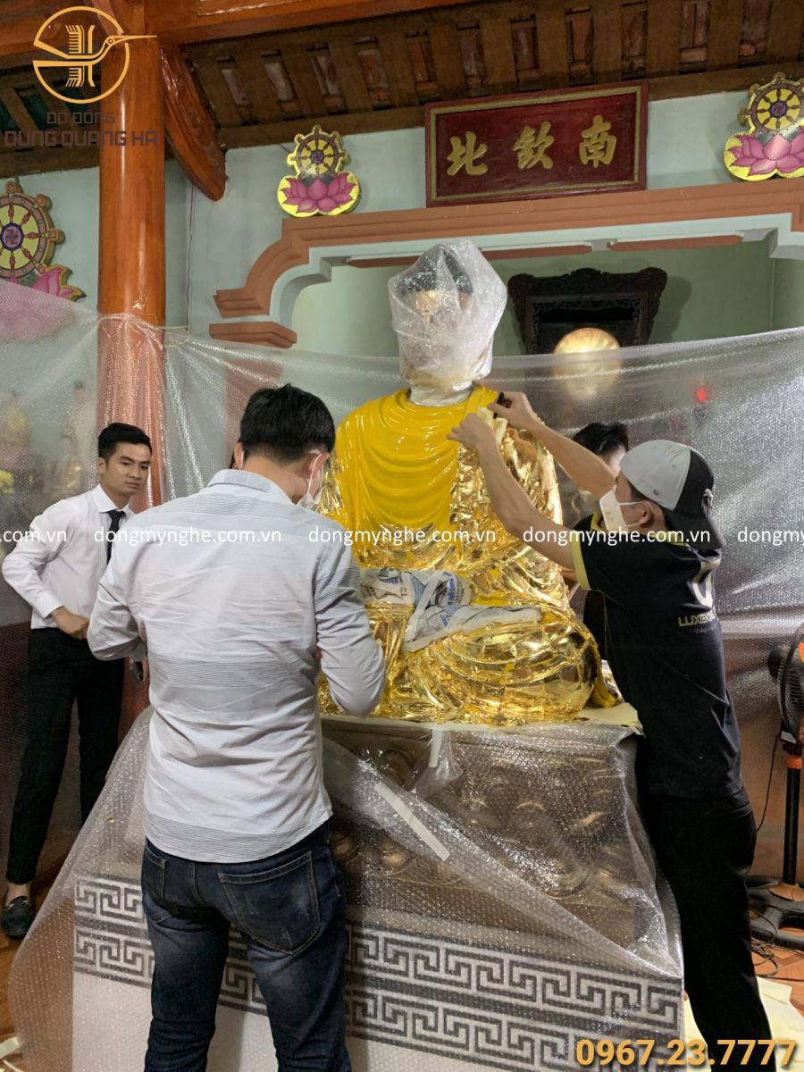 dát vàng tượng phật dát vàng tượng phật