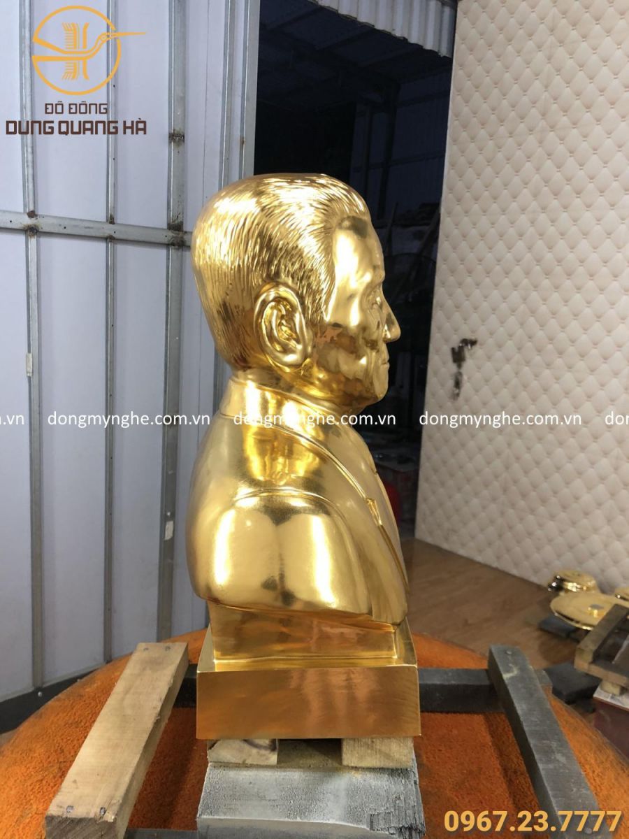 mạ vàng tượng đồng