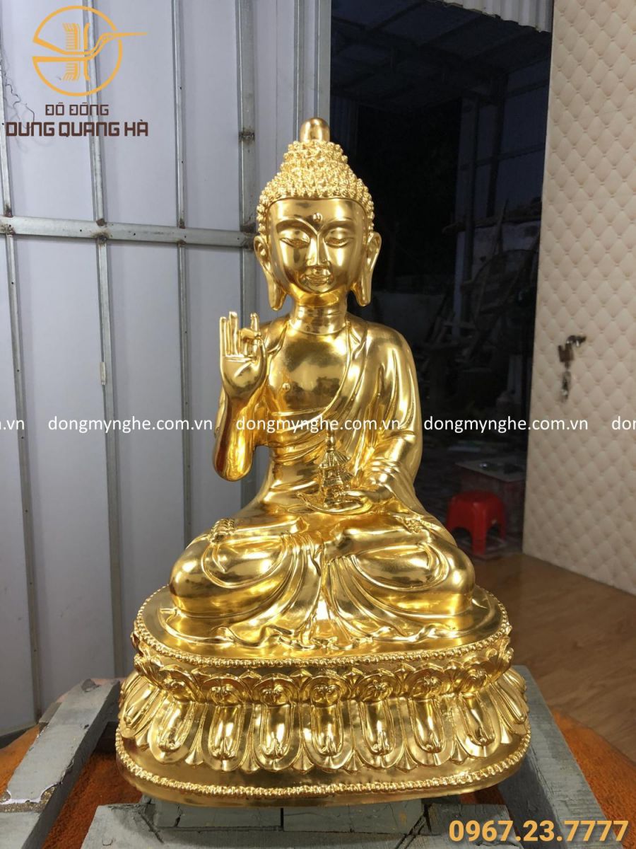 mạ vàng tượng đồng