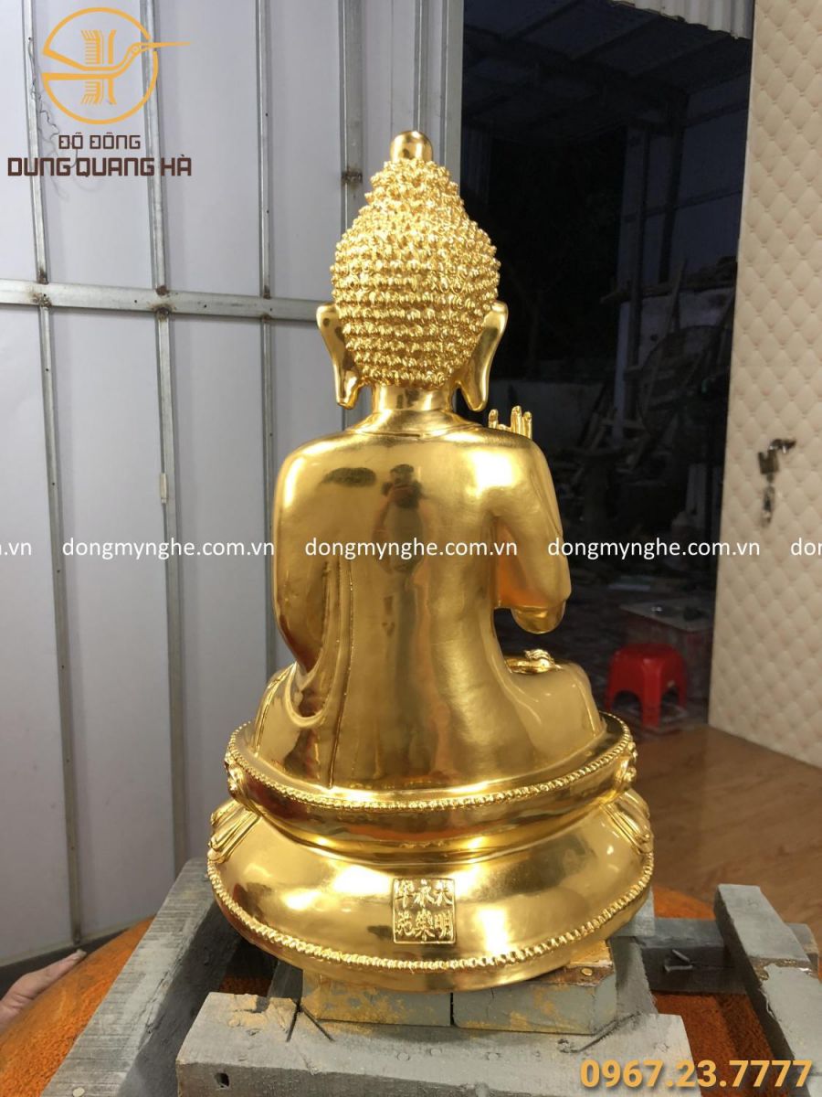 mạ vàng tượng đồng